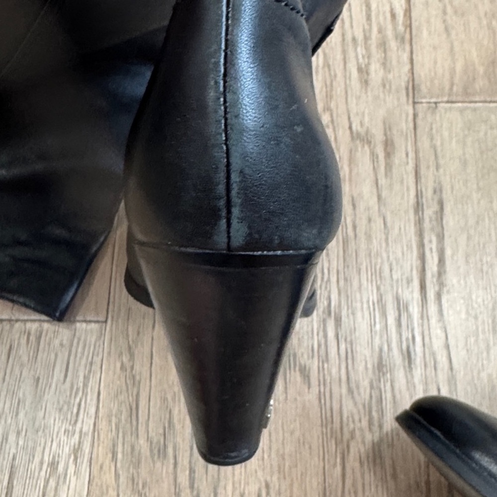 Michael Kors Black Over the Knee Boots Size 6.5 - Picture 5 of 10